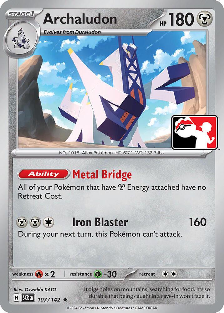 Stellar Crown Archaludon [Prize-Pack] Pokémon card